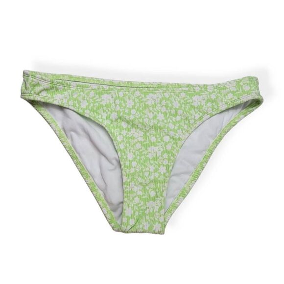 Xhilaration  Green Ribbed Bikini bottom X-Small Jrs. - Picture 1 of 3